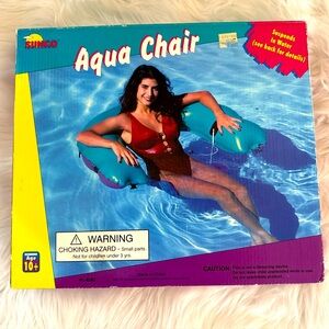 SUNCO Aqua Chair Pool Float Tanning Lounge NEW Vintage 1996